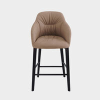 chic sgabello legno braccioli