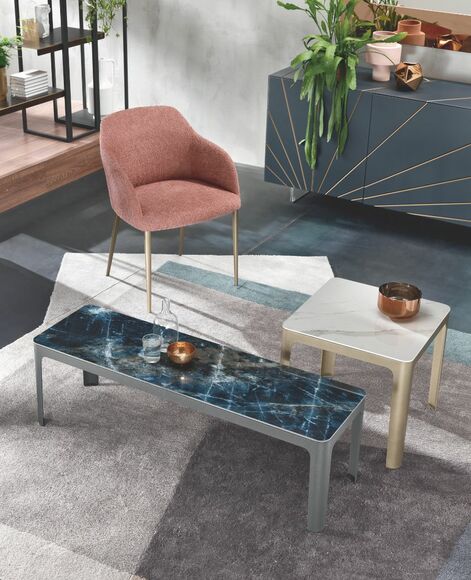 Tavolino da salotto moderni e dal design elegante - Corner, Riflessi