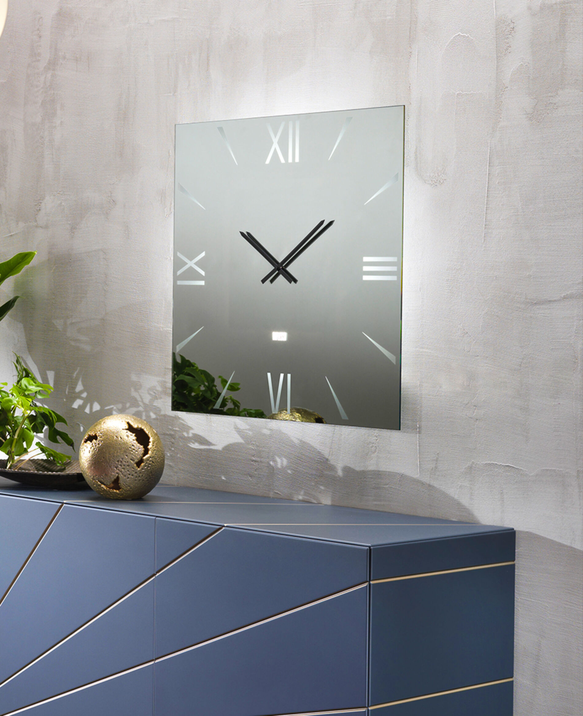 skyline orologio specchio riflessi