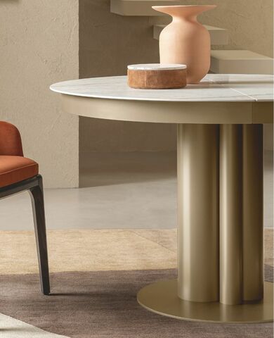 tavolo design tower rotondo